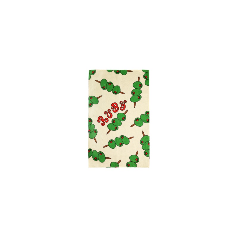LINEN TEA TOWEL OLIVES|ONE SIZE