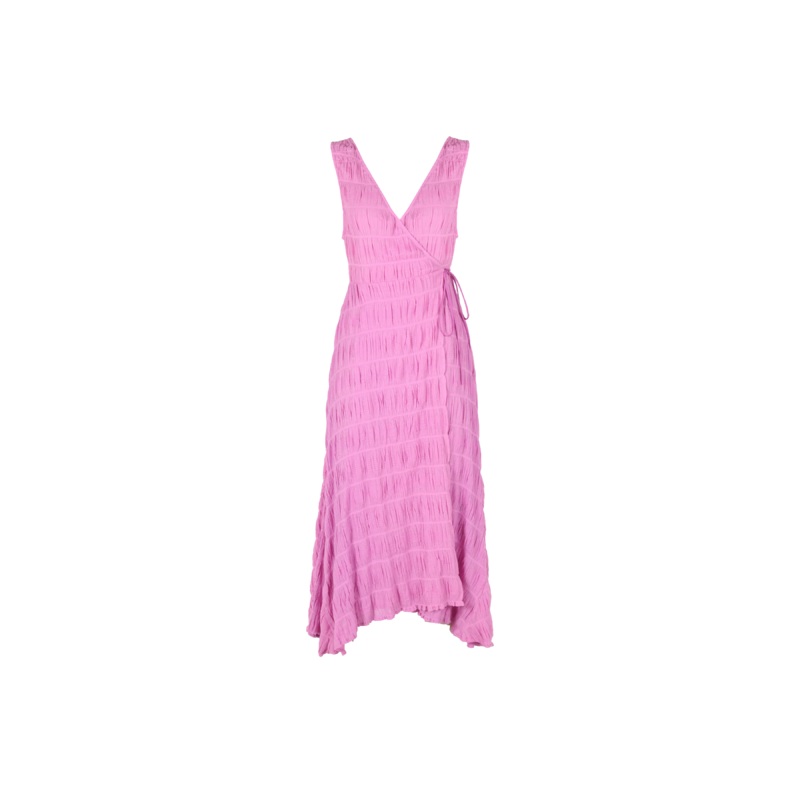 MIRELLA SLEEVELESS WRAP DRESS ORCHID