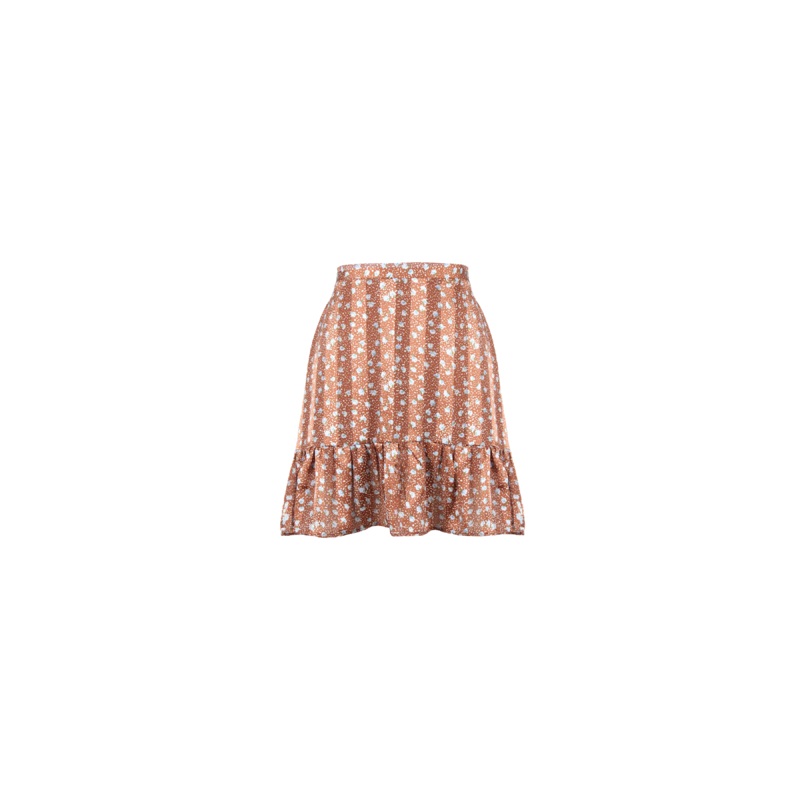 WILLOW MINISKIRT BROWN FLORAL|4|6|8|10|12|14|16