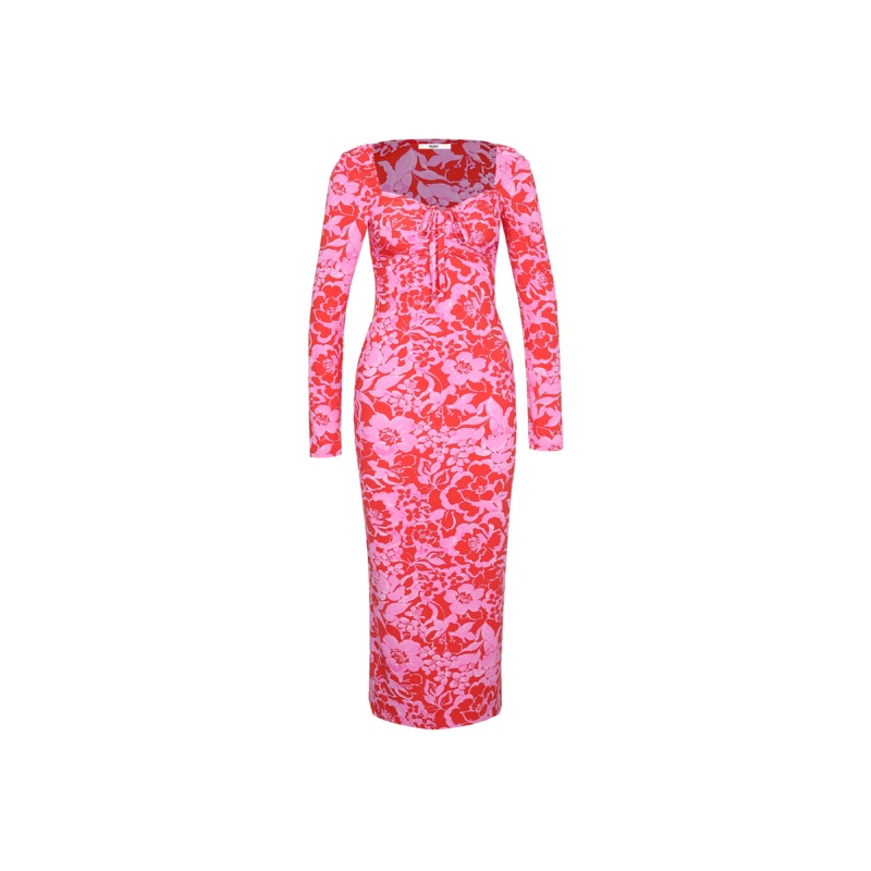 BOBBI TIE DRESS CHERRY FLORAL|4|6|8|10|12|14|16|18|20