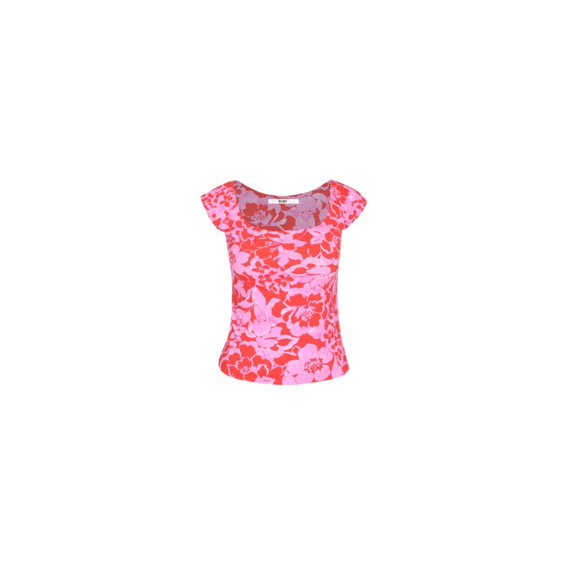 BOBBI TOP CHERRY FLORAL|4|6|8|10|12|14|16|18|20