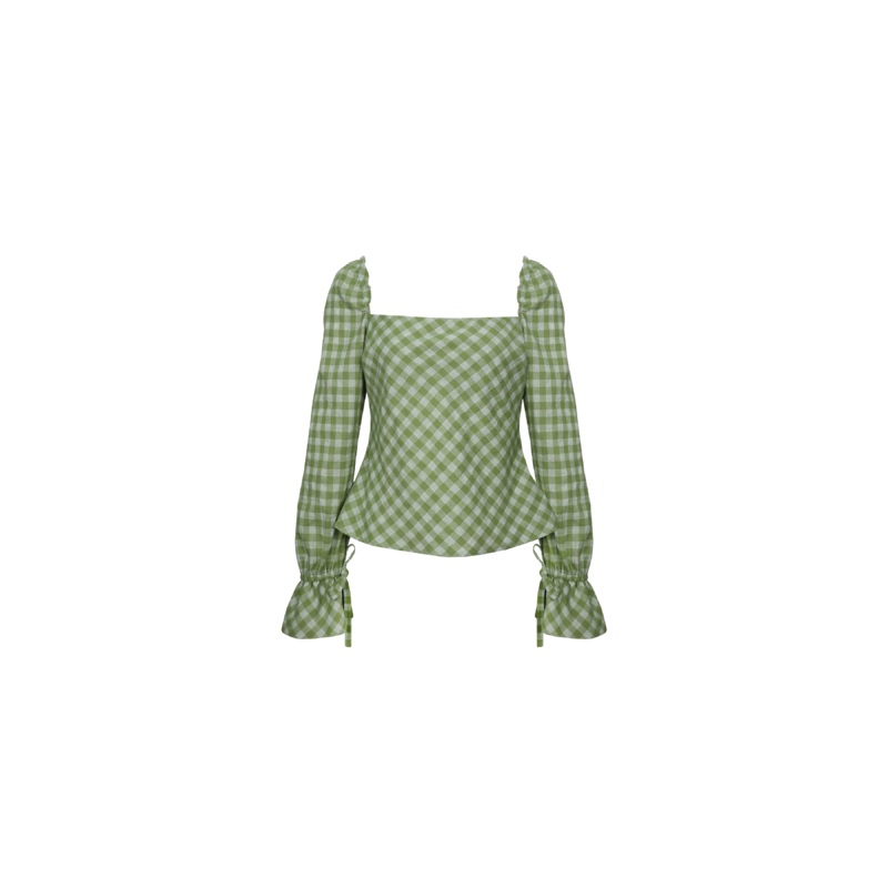 BON GINGHAM TOP APPLE GINGHAM|4|6|8|10|12|14|16|18|20