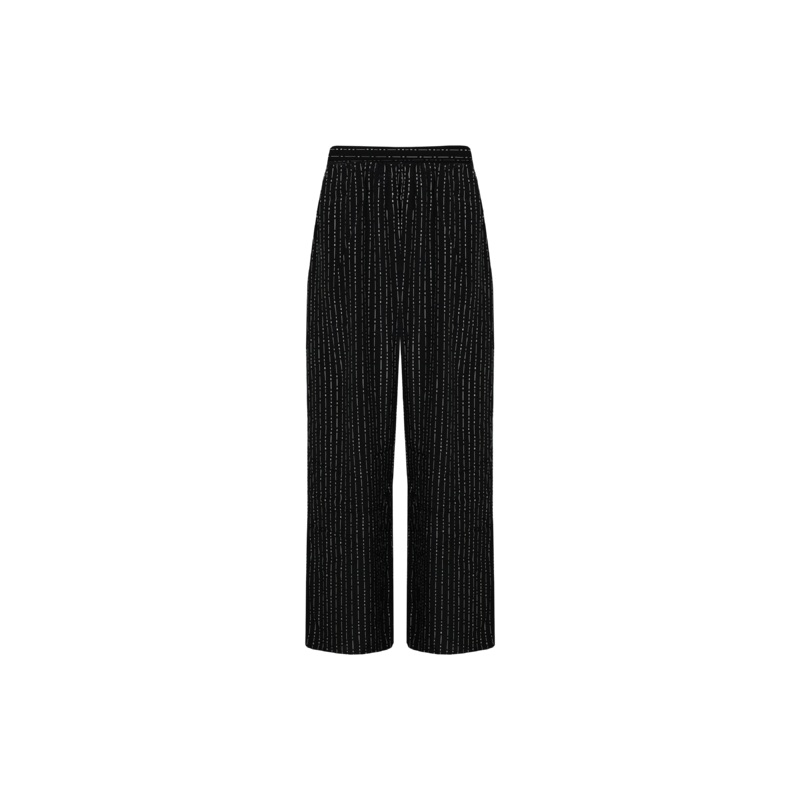 CAMERON SILK PANT BLACK BAMBOO
