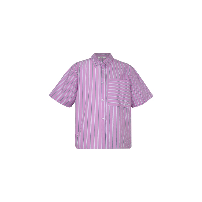 CASH BOWLER SHIRT PINK STRIPE|4|6|8|10|12|14|16|18|20