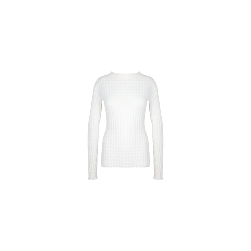 HONEYCOMB LONG SLEEVE IVORY|4|6|8|10|12|14|16|18|20