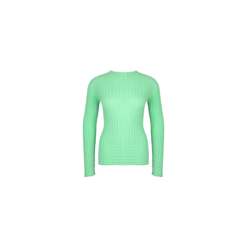 HONEYCOMB LONG SLEEVE LIME|4|6|8|10|12|14|16|18|20