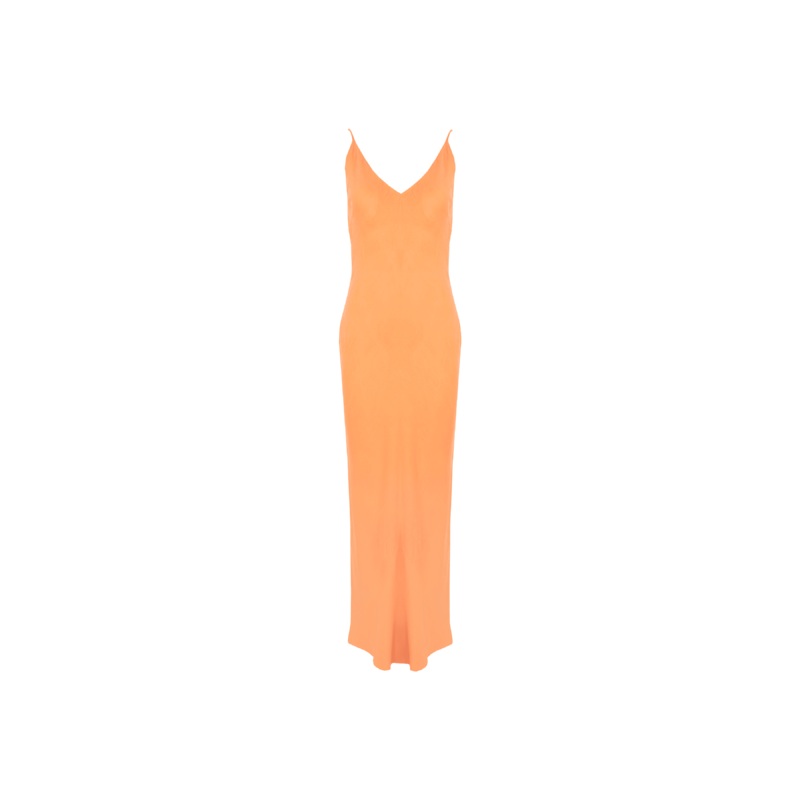 MAGNOLIA MAXI SLIP ORANGEADE|4|6|8|10|12|14|16|18|20|22