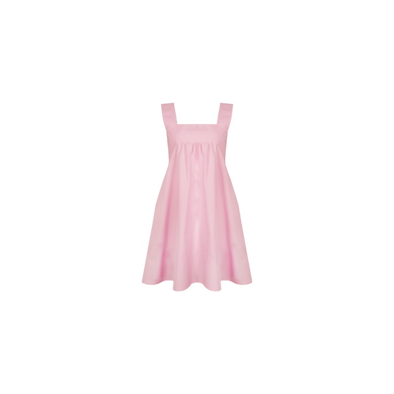 MARGIE TIE MINI DRESS PINK|4|6|8|10|12|14|16|18|20