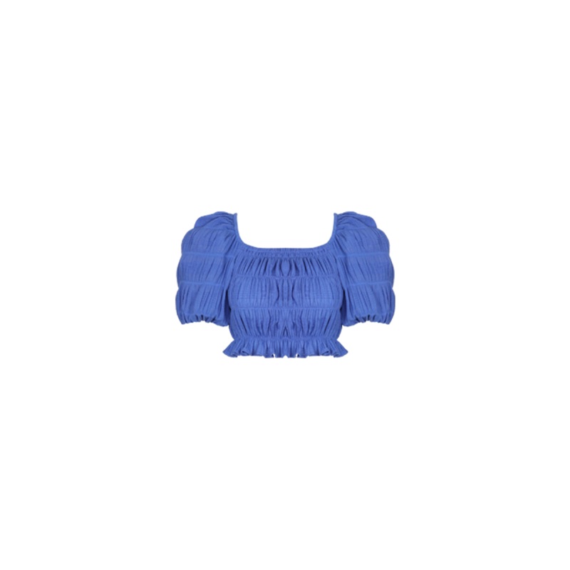 MIRELLA PUFF SLEEVE BODICE PERIWINKLE