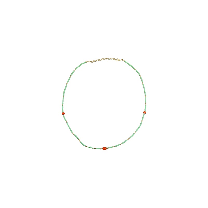 PACO NECKLACE GREEN|ONE SIZE