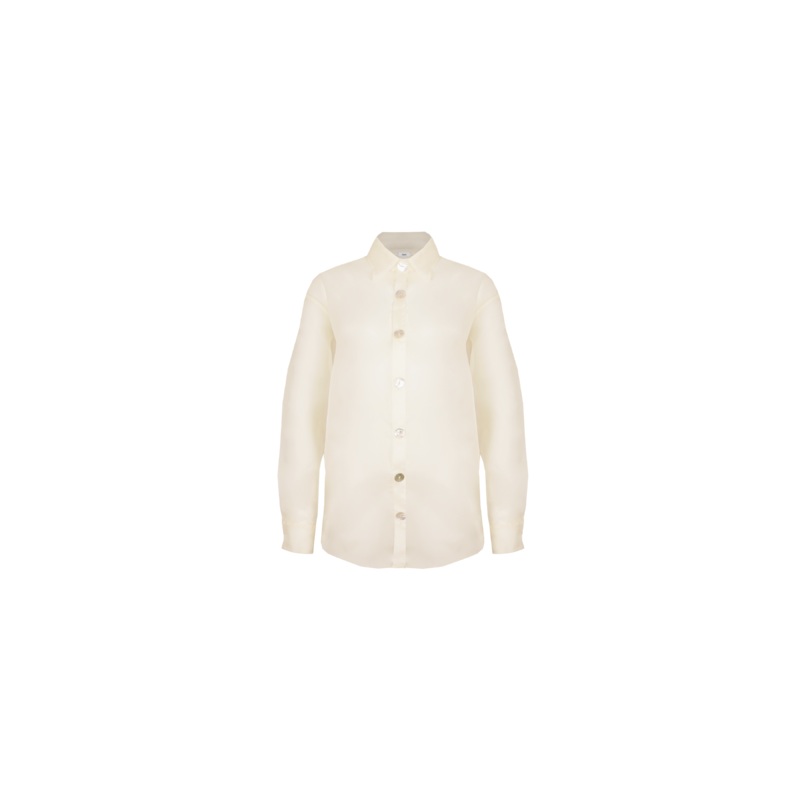 POPPY ORGANZA SHIRT IVORY|4|8|12|16|20