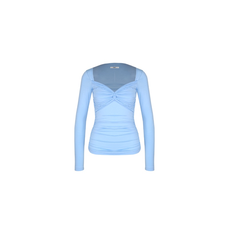RIO KNIT LONG SLEEVE CORNFLOWER