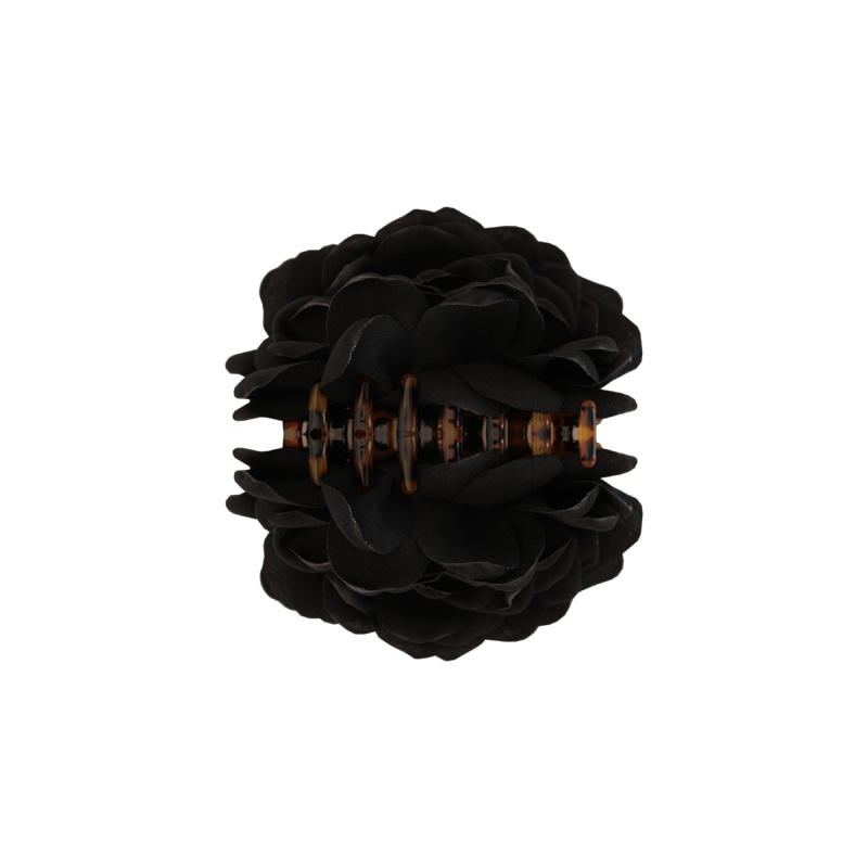 ROSE HAIR CLAW BLACK|ONE SIZE