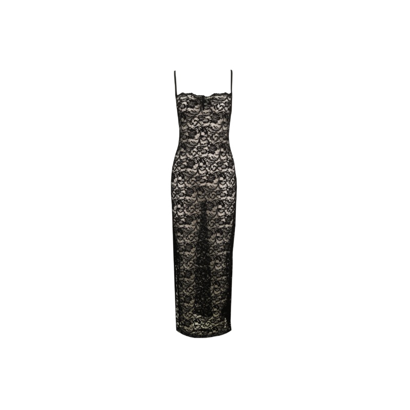 VITA LACE SLIP BLACK|8|10|12|14|16|18