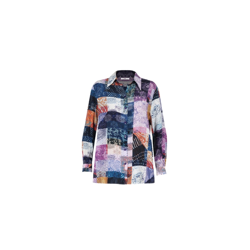 CHAPELLE SILK SHIRT PATCHWORK|4|6|8|10|12|14|16|18|20
