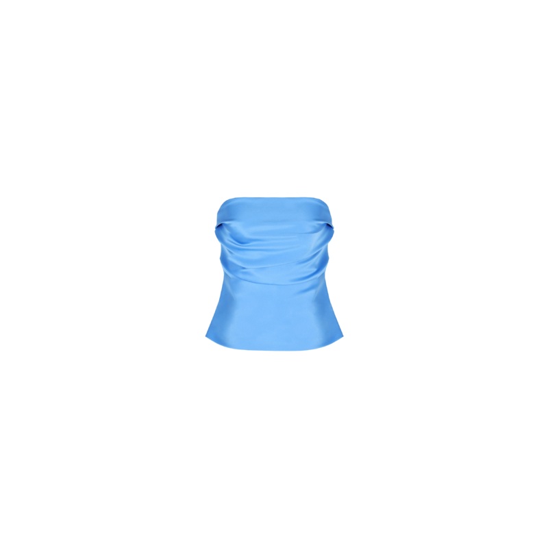 CHER SATIN BODICE AZURE|4|6|8|10|12|14|16|18|20