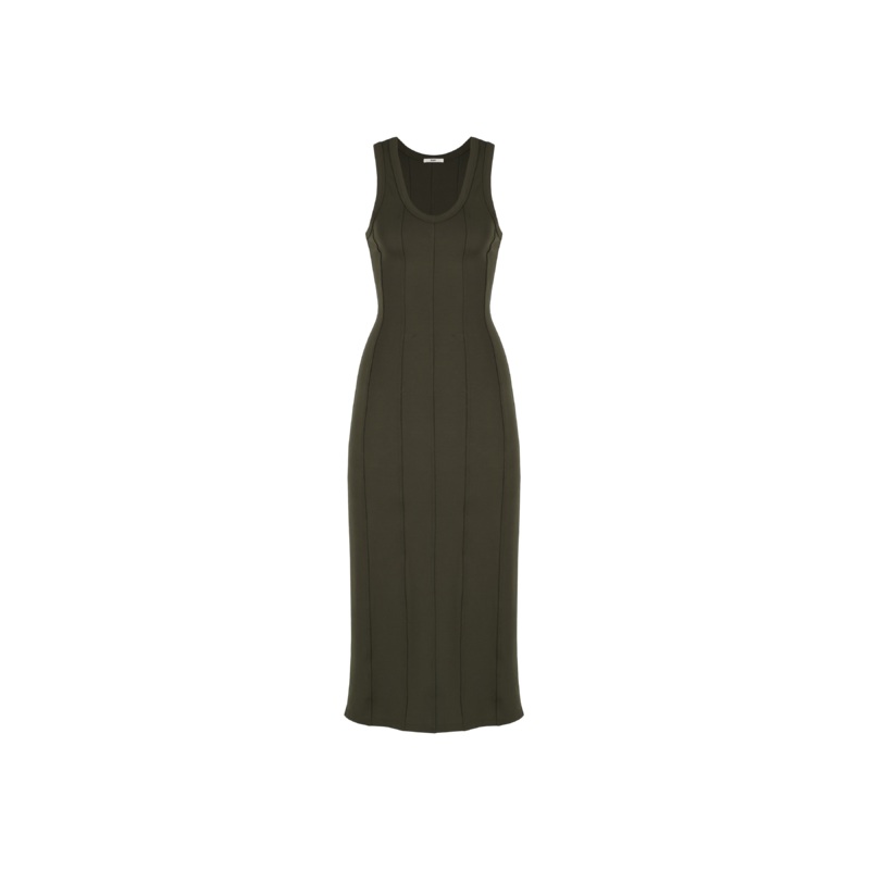 JUPITER TANK DRESS KHAKI|4|6|8|10|12|14|16|18|20