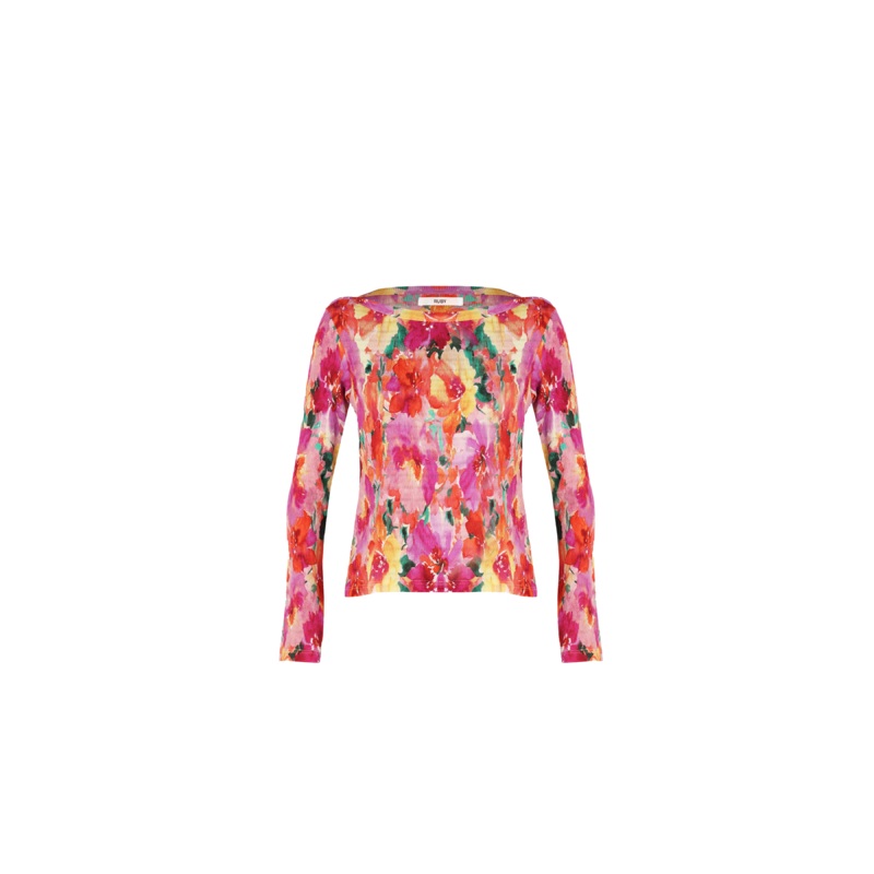 KATA CRINKLE LONG SLEEVE FLORAL