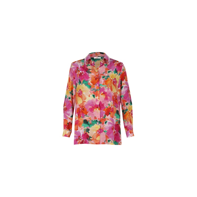 KATA SILK SHIRT FLORAL|4|6|8|10|12|14|16|18|20