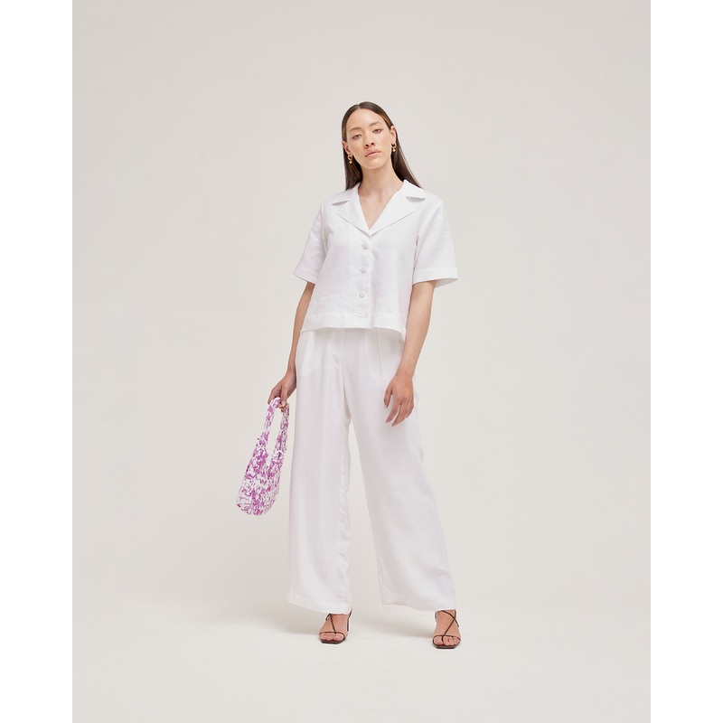 LAFAYETTE PANT WHITE|4|6|8|10|12|14|16|18|20|22|24