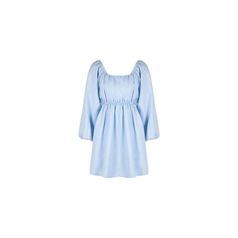 MATEA BABYDOLL DRESS BABY BLUE