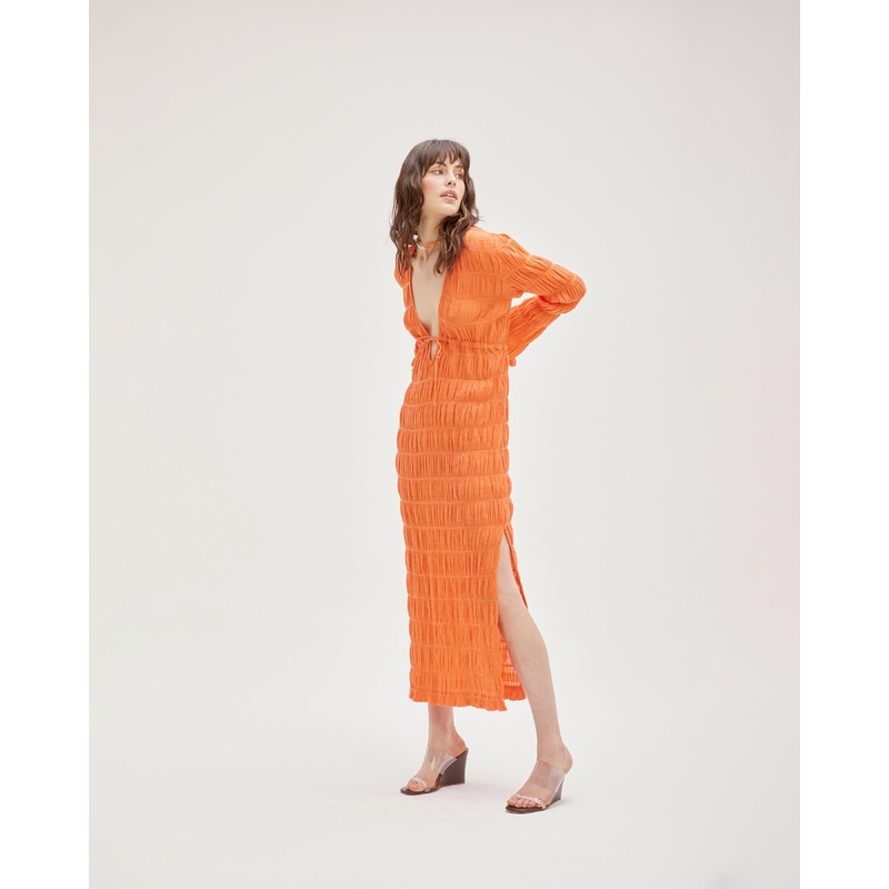 MIRELLA KAFTAN DRESS APEROL|4|6|8|10|12|14|16|18|20|22|24