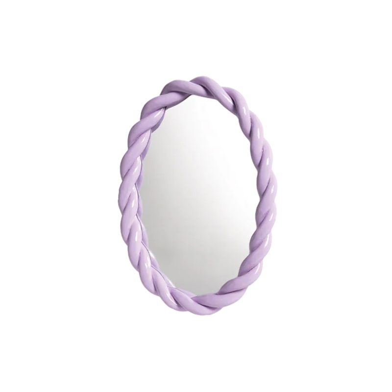 MIRROR BRAID OVAL LILAC|Default Title