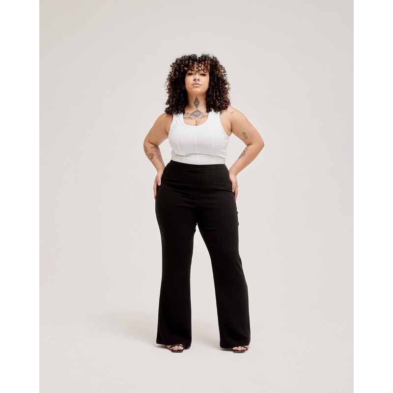 POPPY PANT PETITE BLACK|4|6|8|10|12|14|16|18|20|22|24