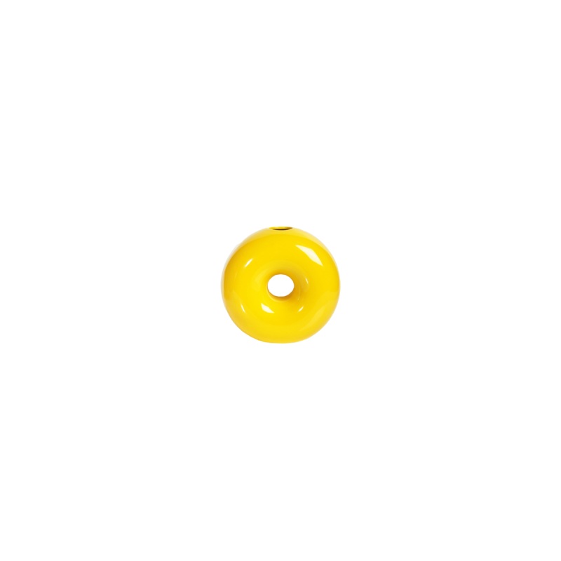 VASE TORUS YELLOW|Default Title