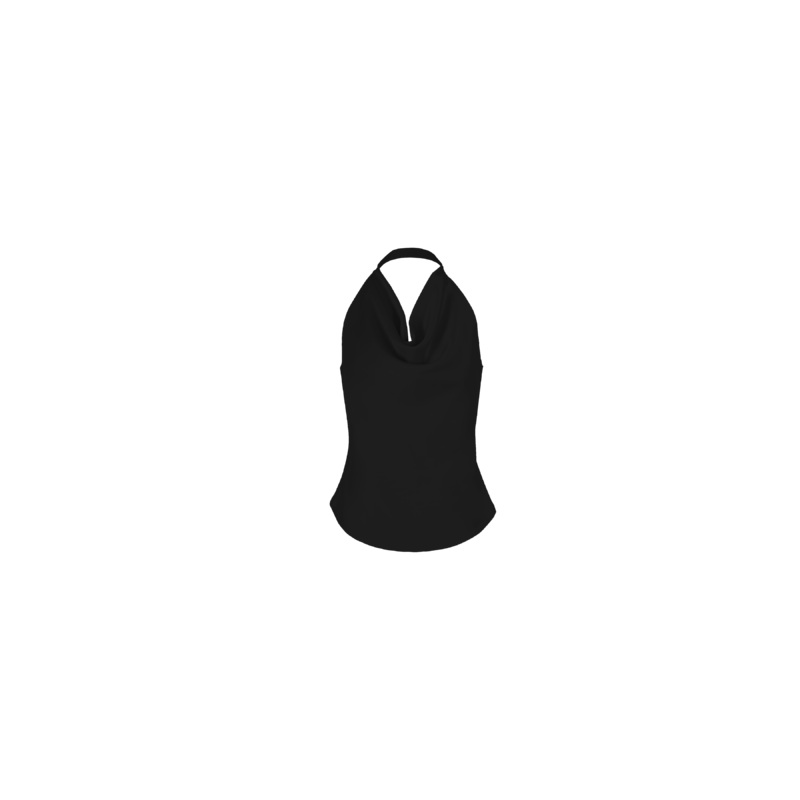 BENTEN HALTER TOP BLACK|4|6|8|10|12|14|16|18|20|22|24