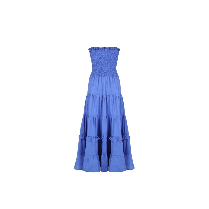 BIRD MAXI DRESS PERIWINKLE|4|6|8|10|12|14|16|18|20