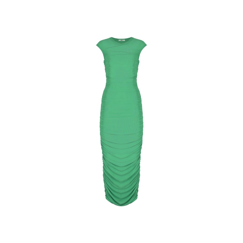 BOUNCE MESH TANK DRESS GREEN|4|6|8|10|12|14|16|18|20