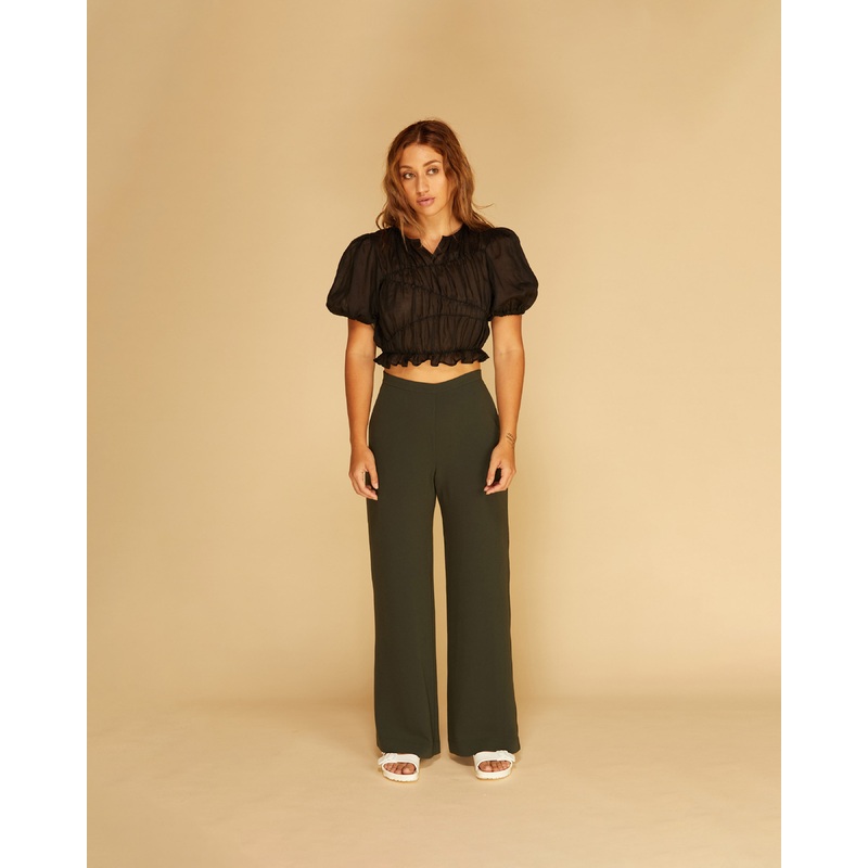 LILLIE TOP BLACK|4|6|8|10|12|14|16|18|20