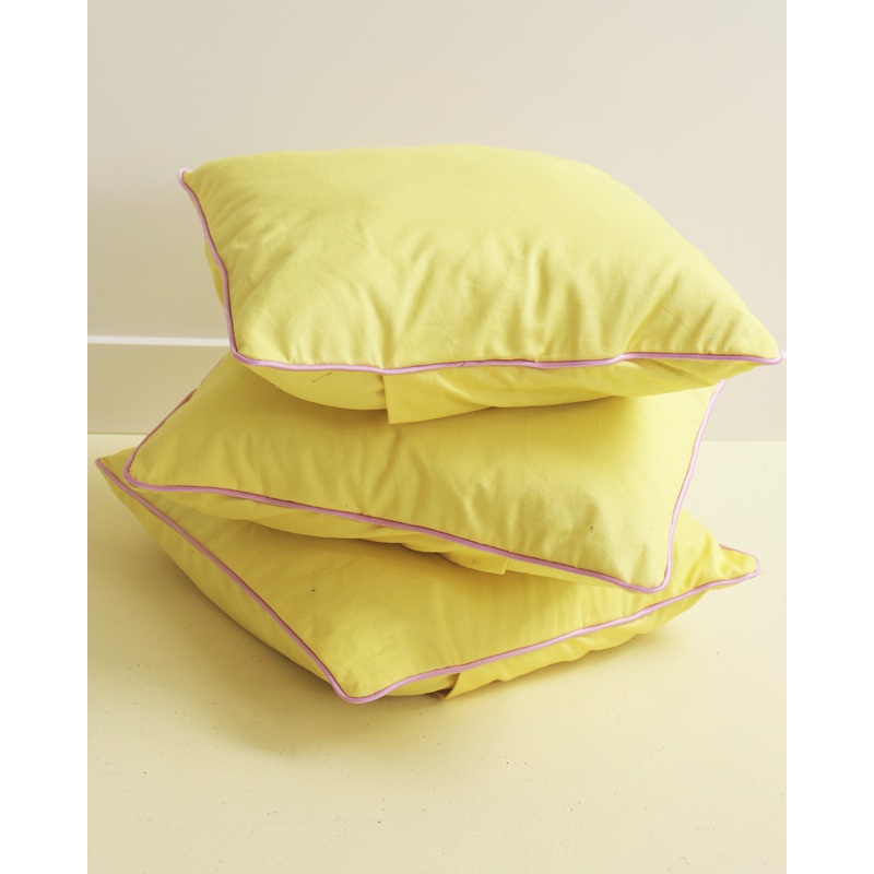 PIPE DREAM RECYCLED CUSHION SUNSHINE PINK
