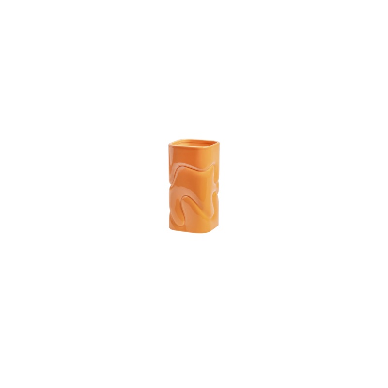 PUFFY VASE SMALL ORANGE|ONE SIZE