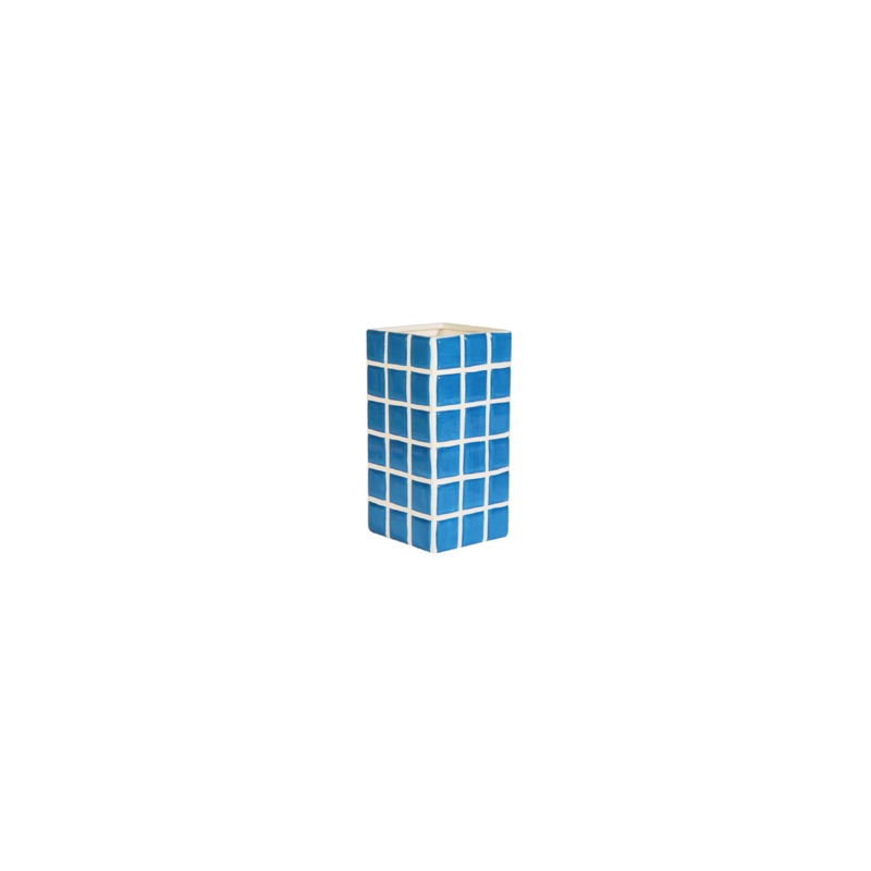 VASE TILE  BLUE|Default Title
