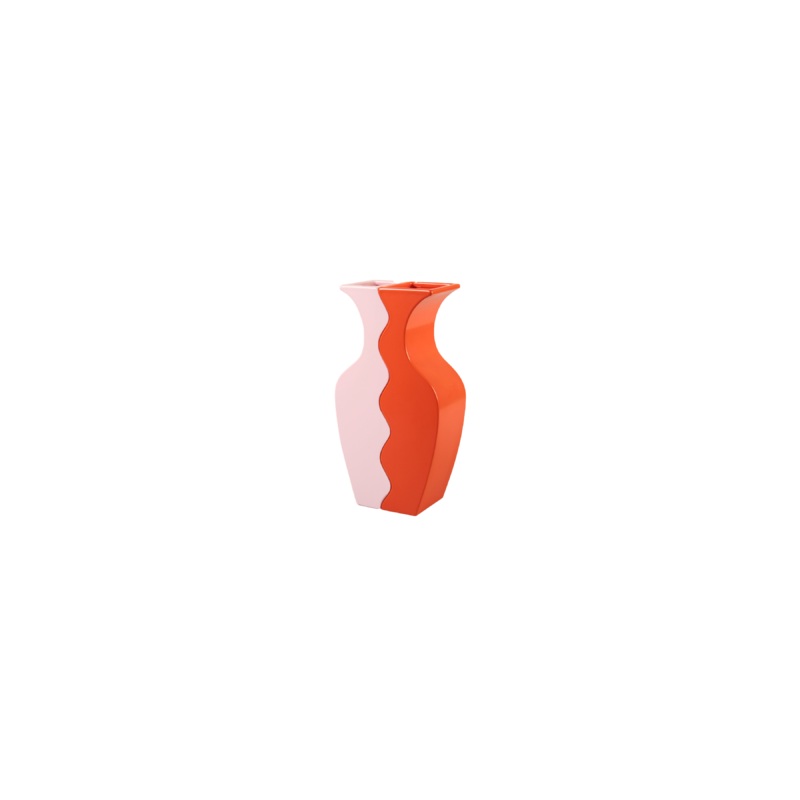 VASE WAVE SET OF 2 MULTI|ONE SIZE