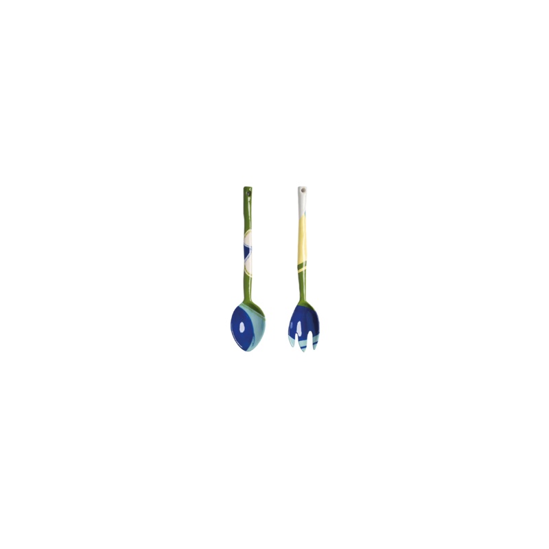 WASCO SALAD SERVER SET BLUE|ONE SIZE