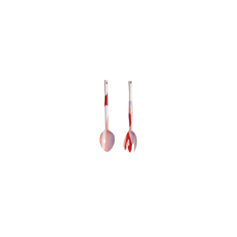 WASCO SALAD SERVER SET PINK|ONE SIZE