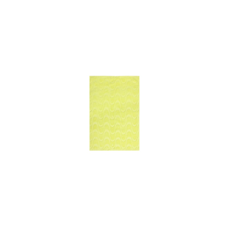 WAVE HAND TOWEL LEMON|ONE SIZE