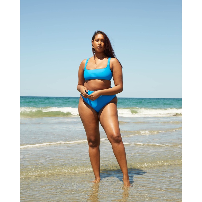 WAVES SCOOP BRA PACIFIC BLUE|4|6|8|10|12|14|16