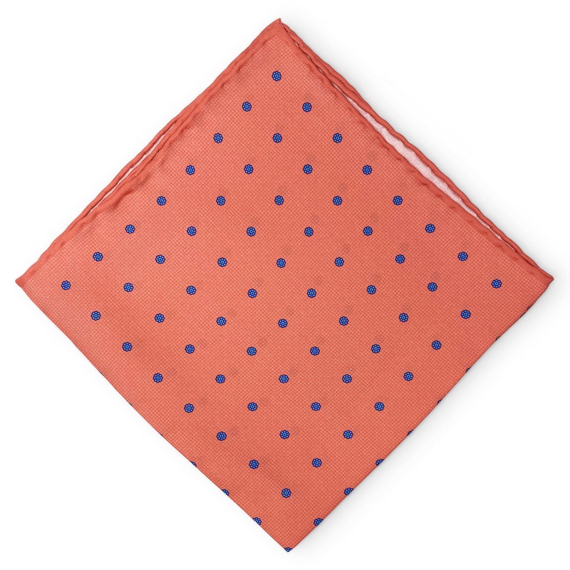 Grace Bay: Silk Pocket Square – Red