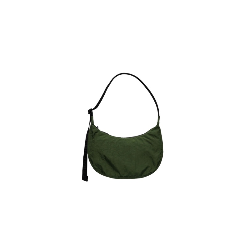MEDIUM NYLON CRESCENT BAG KHAKI