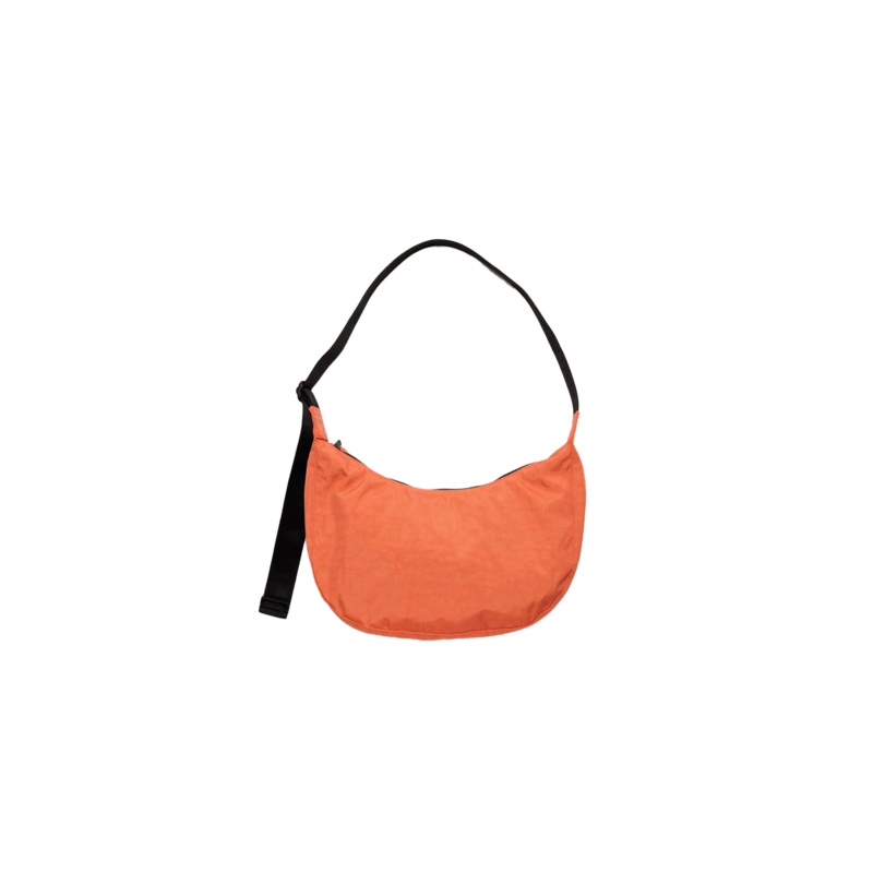 MEDIUM NYLON CRESCENT BAG ORANGE