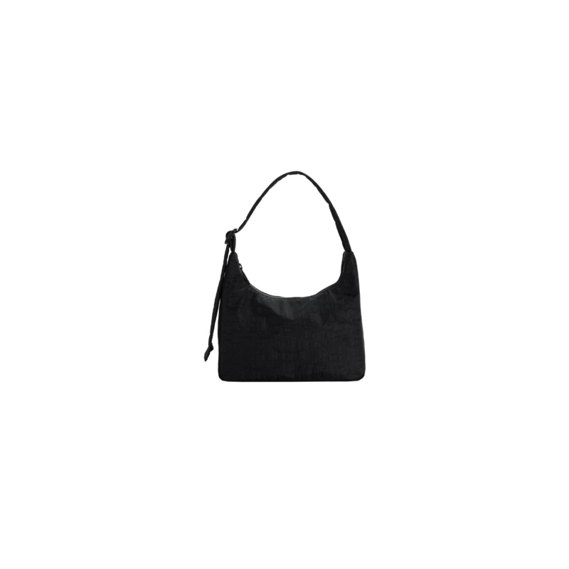 MINI NYLON SHOULDER BAG BLACK|ONE SIZE