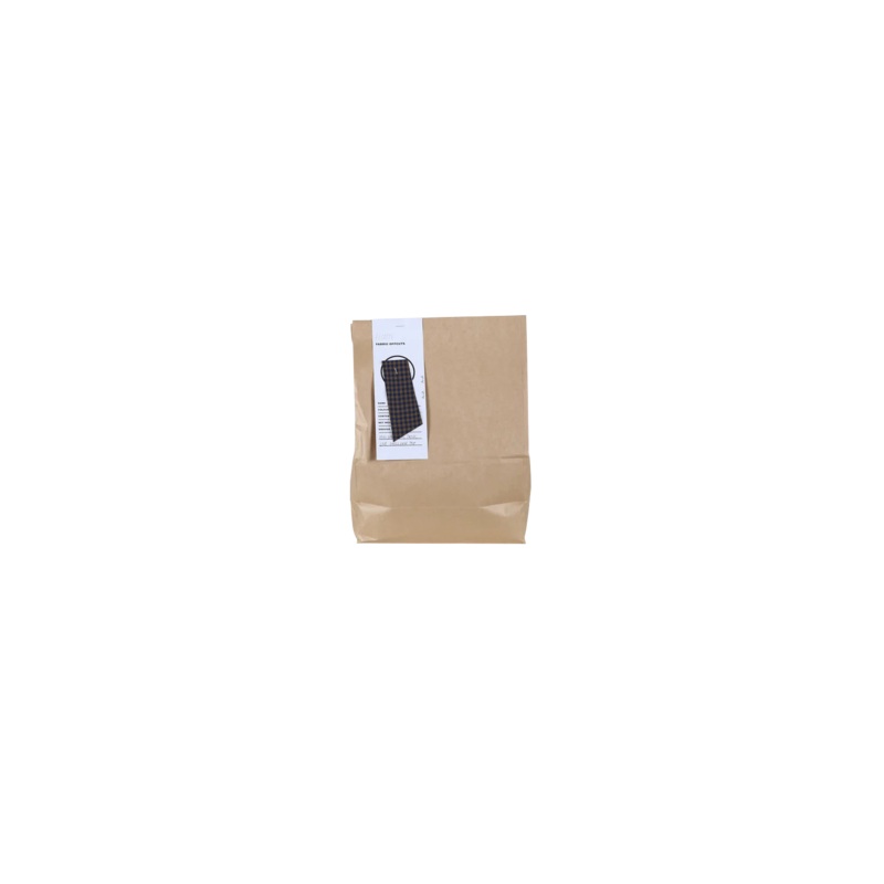 OFFCUT BUNDLE NAVY BROWN GINGHAM