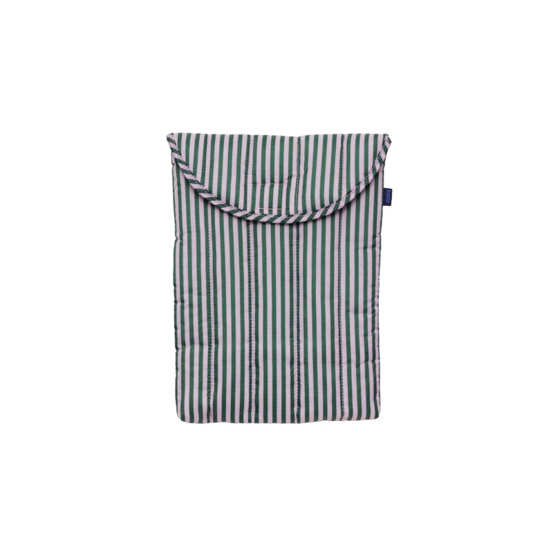 PUFFY 13 LAPTOP SLEEVE LILAC CANDY STRIPE