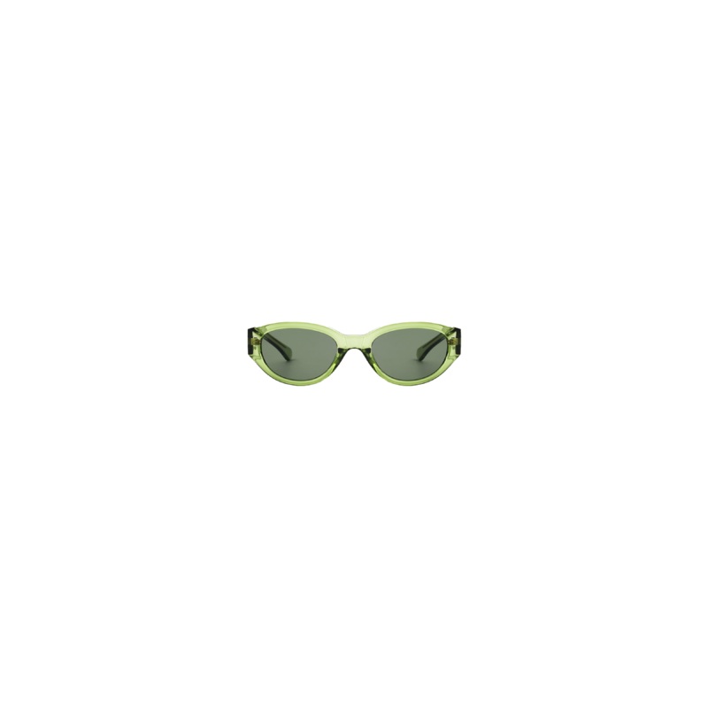 WINNIE SUNGLASS LIGHT OLIVE TRANSPARENT