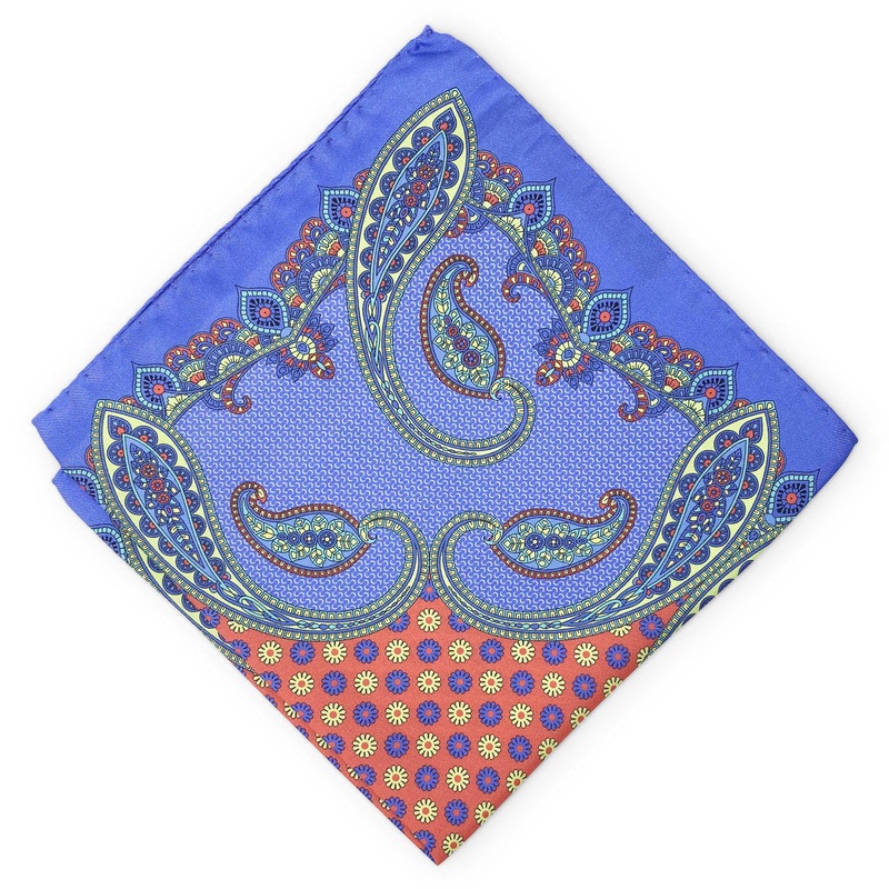Astaire: Silk Pocket Square – Blue