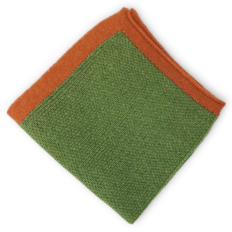 Brunswick: Wool Pocket Square – Green